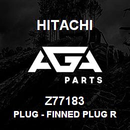 Z77183 Hitachi Construction Machinery Plug - FINNED PLUG REKORD 03082 | AGA Parts