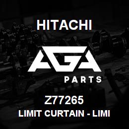 Z77265 Hitachi Construction Machinery Limit Curtain - LIMIT CURTAIN, WIDE | AGA Parts