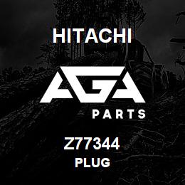 Z77344 Hitachi Construction Machinery PLUG | AGA Parts