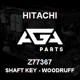 Z77367 Hitachi Construction Machinery Shaft Key - WOODRUFF KEY | AGA Parts