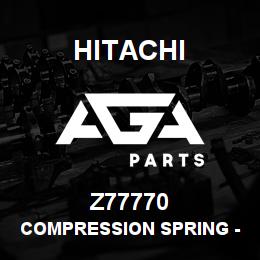 Z77770 Hitachi Construction Machinery Compression Spring - COMPRESSION SPRING | AGA Parts