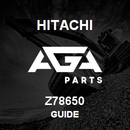Z78650 Hitachi Construction Machinery GUIDE | AGA Parts