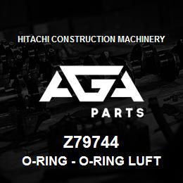 Z79744 Hitachi Construction Machinery O-Ring - O-RING LUFTFILTER | AGA Parts