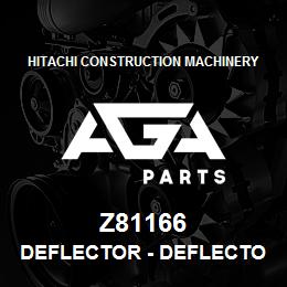 Z81166 Hitachi Construction Machinery Deflector - DEFLECTOR LH | AGA Parts