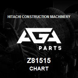 Z81515 Hitachi Construction Machinery CHART | AGA Parts