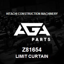 Z81654 Hitachi Construction Machinery LIMIT CURTAIN | AGA Parts