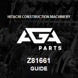 Z81661 Hitachi Construction Machinery GUIDE | AGA Parts