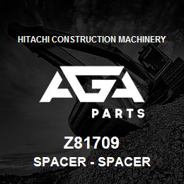 Z81709 Hitachi Construction Machinery Spacer - SPACER | AGA Parts