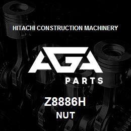 Z8886H Hitachi Construction Machinery NUT | AGA Parts
