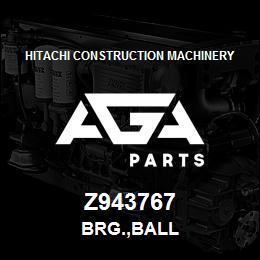 Z943767 Hitachi Construction Machinery BRG.,BALL | AGA Parts