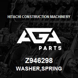 Z946298 Hitachi Construction Machinery WASHER,SPRING | AGA Parts