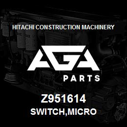Z951614 Hitachi Construction Machinery SWITCH,MICRO | AGA Parts