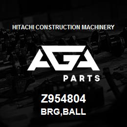 Z954804 Hitachi Construction Machinery BRG,BALL | AGA Parts