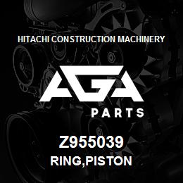 Z955039 Hitachi Construction Machinery RING,PISTON | AGA Parts