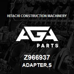 Z966937 Hitachi Construction Machinery ADAPTER,S | AGA Parts