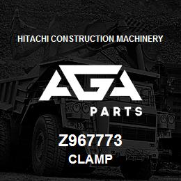 Z967773 Hitachi Construction Machinery CLAMP | AGA Parts