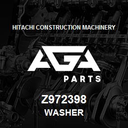 Z972398 Hitachi Construction Machinery WASHER | AGA Parts