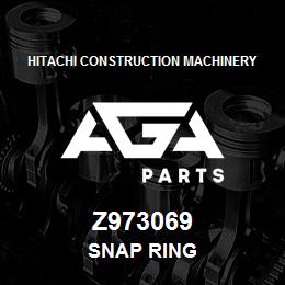 Z973069 Hitachi Construction Machinery SNAP RING | AGA Parts