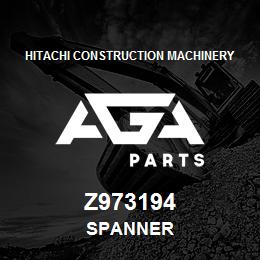 Z973194 Hitachi Construction Machinery SPANNER | AGA Parts