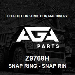 Z9768H Hitachi Construction Machinery Snap Ring - SNAP RING, | AGA Parts
