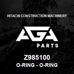 Z985100 Hitachi Construction Machinery O-Ring - O-RING | AGA Parts