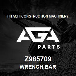 Z985709 Hitachi Construction Machinery WRENCH,BAR | AGA Parts