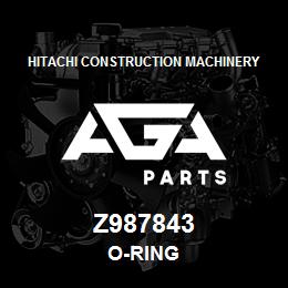 Z987843 Hitachi Construction Machinery O-RING | AGA Parts