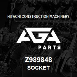 Z989848 Hitachi Construction Machinery SOCKET | AGA Parts
