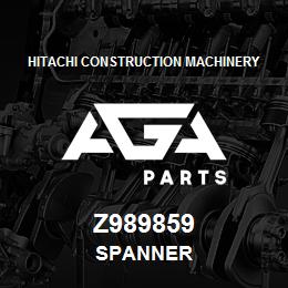 Z989859 Hitachi Construction Machinery SPANNER | AGA Parts