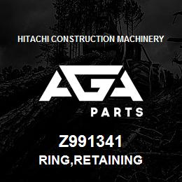 Z991341 Hitachi Construction Machinery RING,RETAINING | AGA Parts