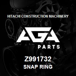 Z991732 Hitachi Construction Machinery SNAP RING | AGA Parts