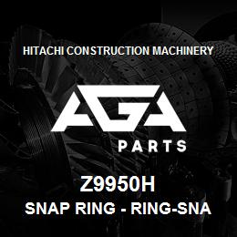 Z9950H Hitachi Construction Machinery Snap Ring - RING-SNAP | AGA Parts