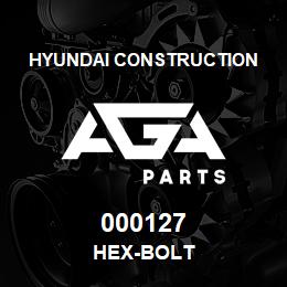 000127 Hyundai Construction HEX-BOLT | AGA Parts