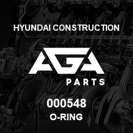 000548 Hyundai Construction O-RING | AGA Parts