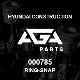 000785 Hyundai Construction RING-SNAP | AGA Parts