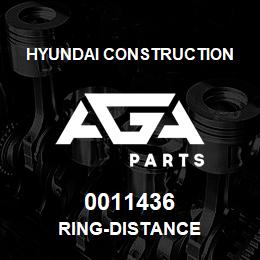 0011436 Hyundai Construction RING-DISTANCE | AGA Parts