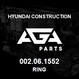 002.06.1552 Hyundai Construction RING | AGA Parts