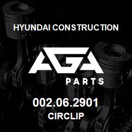 002.06.2901 Hyundai Construction CIRCLIP | AGA Parts