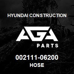 002111-06200 Hyundai Construction HOSE | AGA Parts