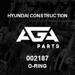 002187 Hyundai Construction O-RING | AGA Parts