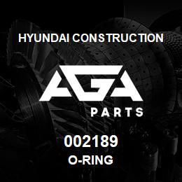 002189 Hyundai Construction O-RING | AGA Parts