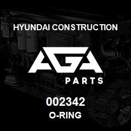 002342 Hyundai Construction O-RING | AGA Parts