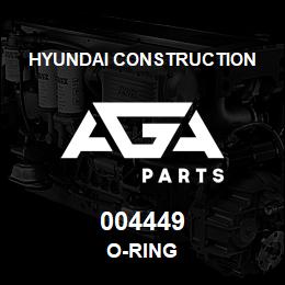 004449 Hyundai Construction O-RING | AGA Parts
