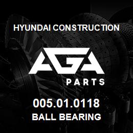005.01.0118 Hyundai Construction BALL BEARING | AGA Parts