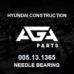 005.13.1365 Hyundai Construction NEEDLE BEARING | AGA Parts