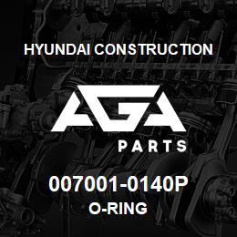 007001-0140P Hyundai Construction O-RING | AGA Parts