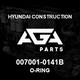 007001-0141B Hyundai Construction O-RING | AGA Parts