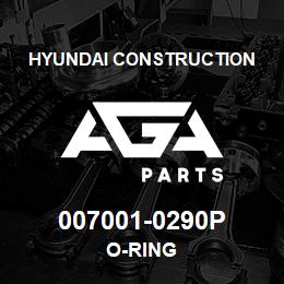 007001-0290P Hyundai Construction O-RING | AGA Parts