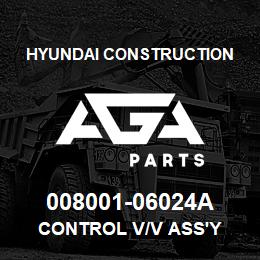 008001-06024A Hyundai Construction CONTROL V/V ASS'Y | AGA Parts