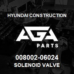 008002-06024 Hyundai Construction SOLENOID VALVE | AGA Parts